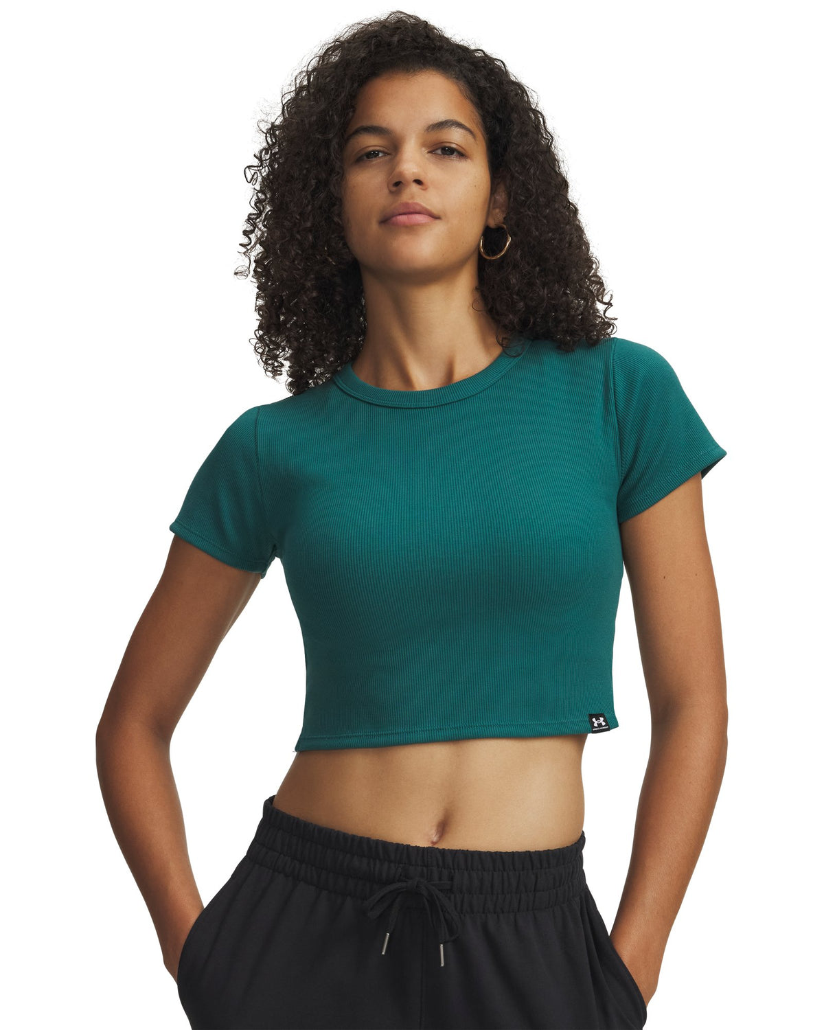 UA Rival Rib Women's Baby T-Shirt - Green