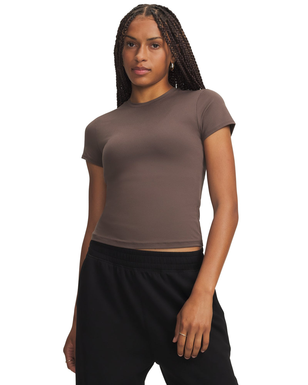 UA Meridian Perfect Form Core Women's Short Sleeve - Brown