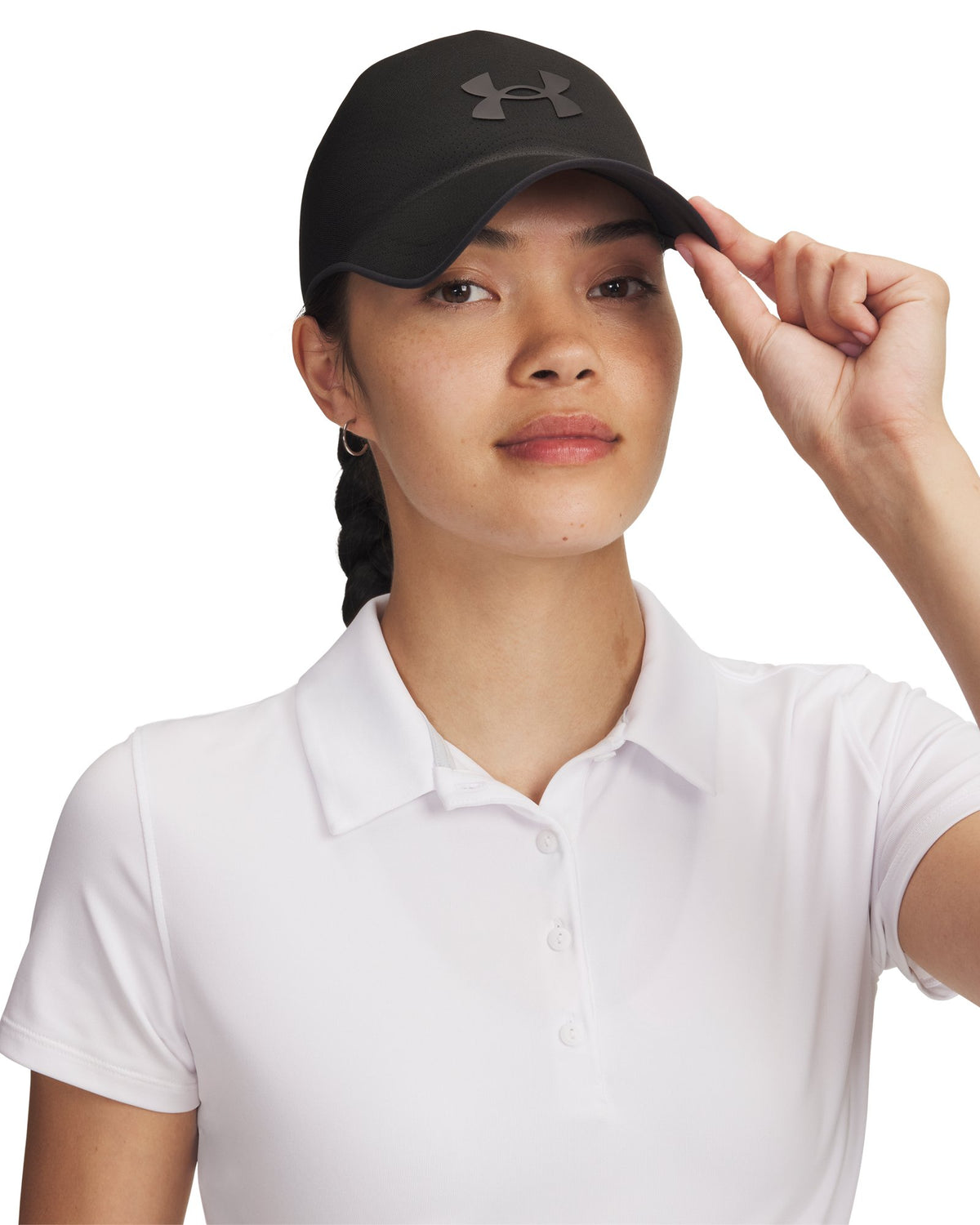 UA StealthForm Uncrushable Hat Unisex Adjustable Hat - Black