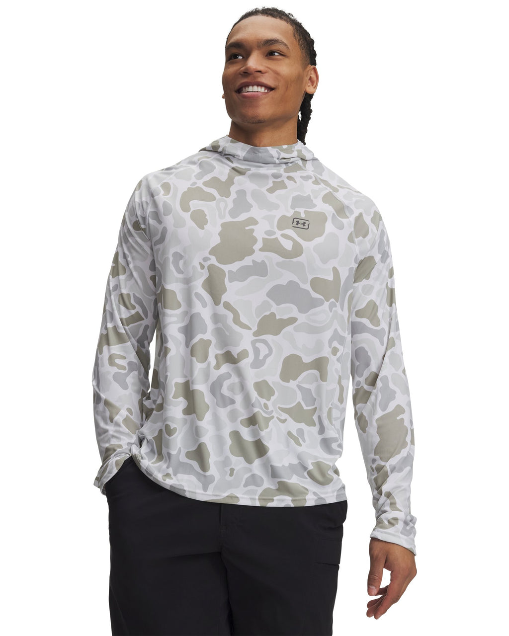 UA Fish Elite Printed Men's Hoodie - Brown
