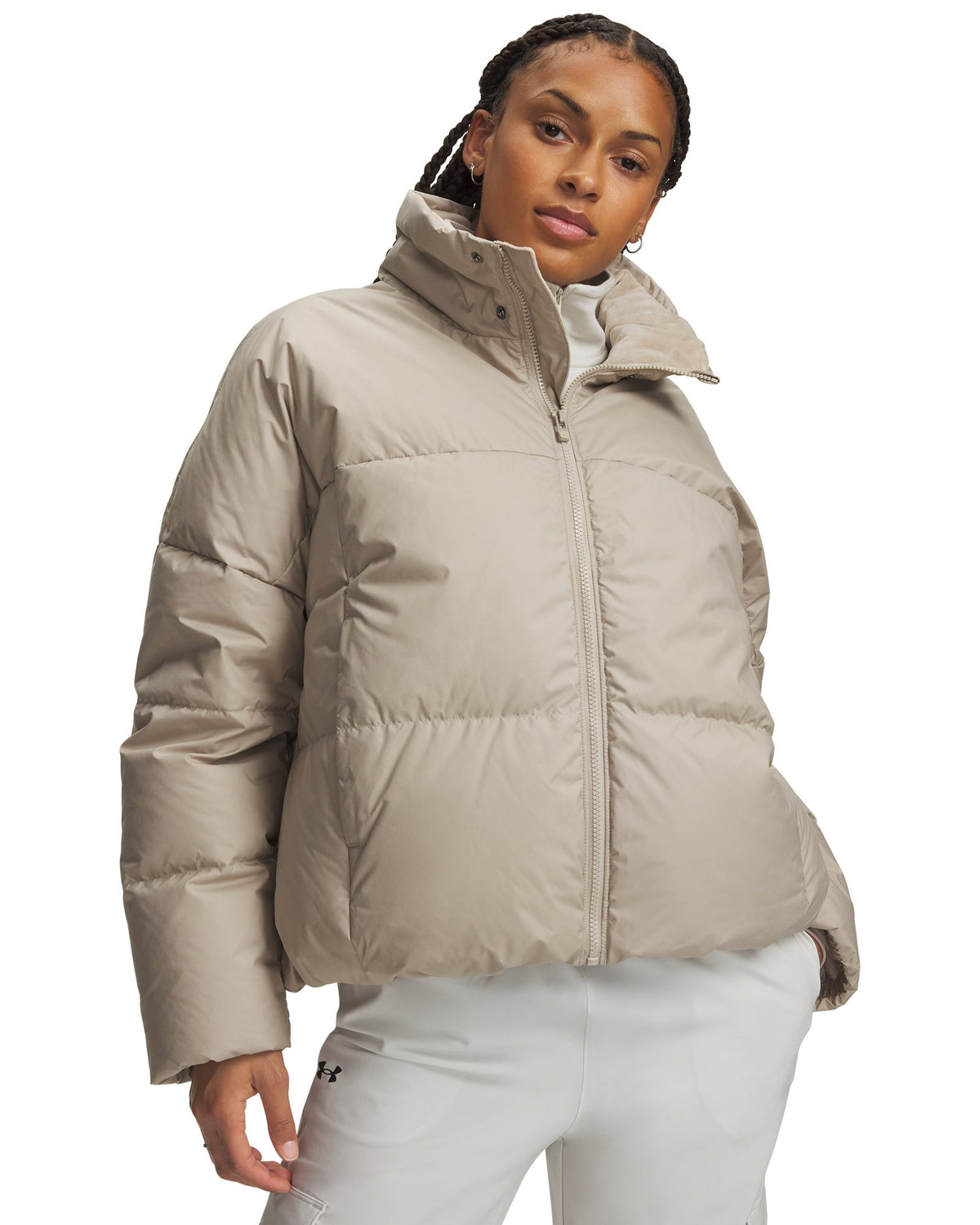 UA Limitless Down Women's Puffer Jacket - Brown