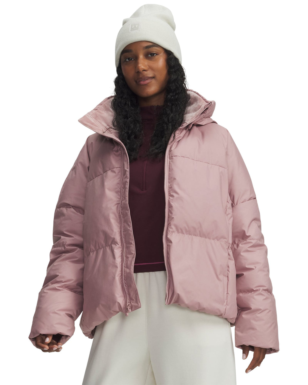 UA Limitless Down Women's Puffer Jacket - Pink