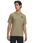 UA Freedom Left Chest Men's Short Sleeve - Brown