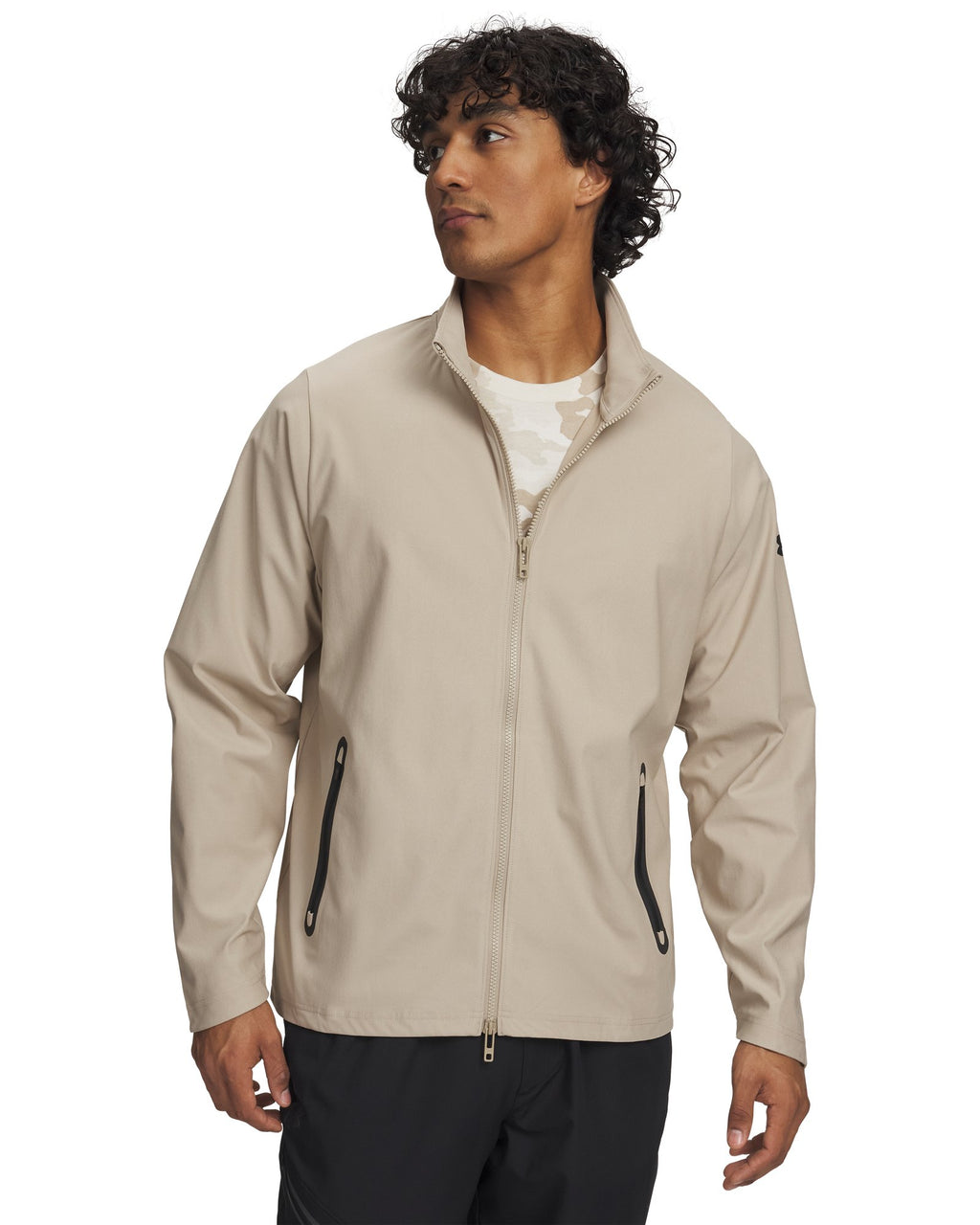 UA Unstoppable Men's Non-Hooded Full-Zip - Brown