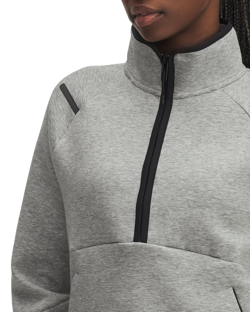UA Unstoppable Fleece Women's ½ Zip - Gray