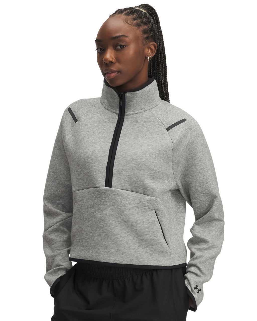 UA Unstoppable Fleece Women's ½ Zip - Gray