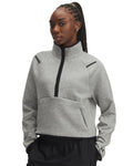 UA Unstoppable Fleece Women's ½ Zip - Gray