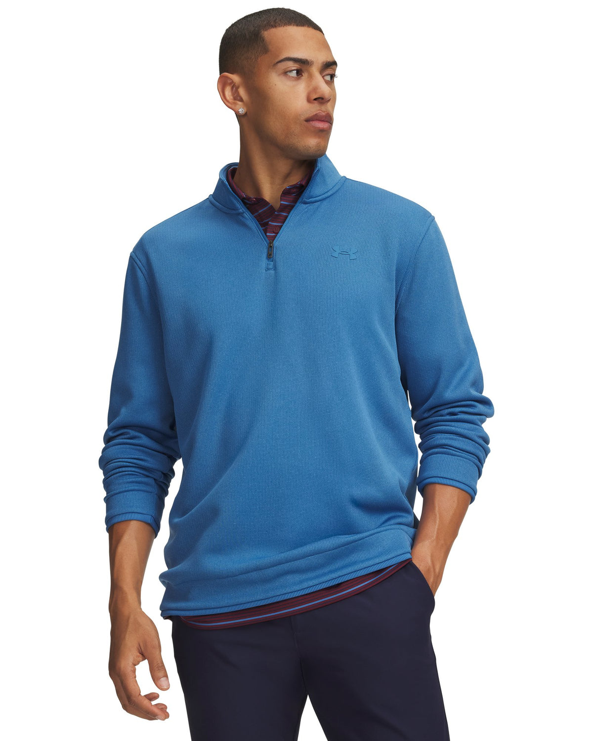 UA SweaterFleece Men's ¼ Zip - Blue