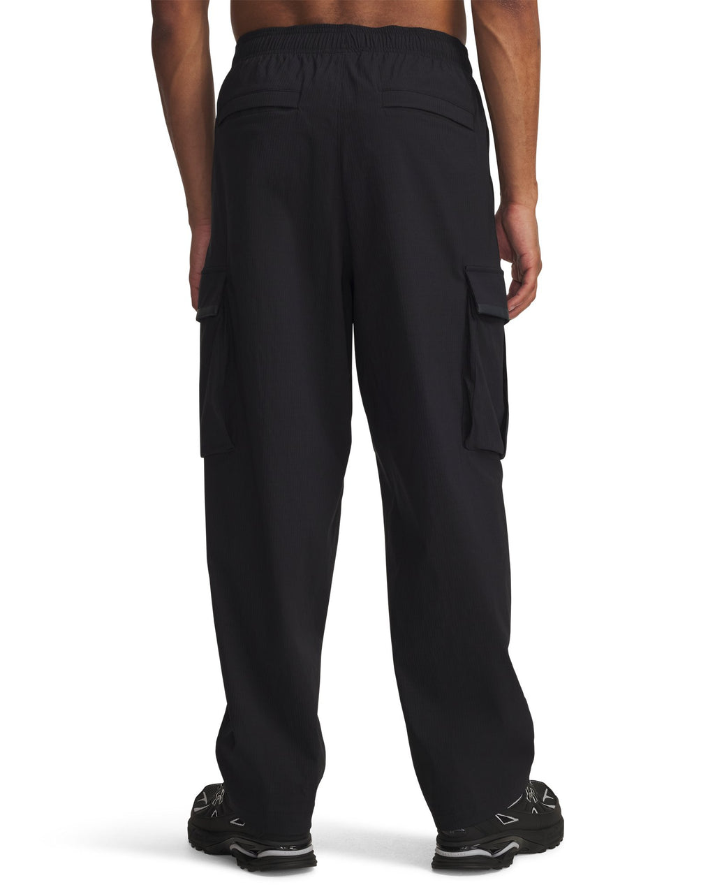 UA Unstoppable Textured Woven Men's Cargo Pants - Black