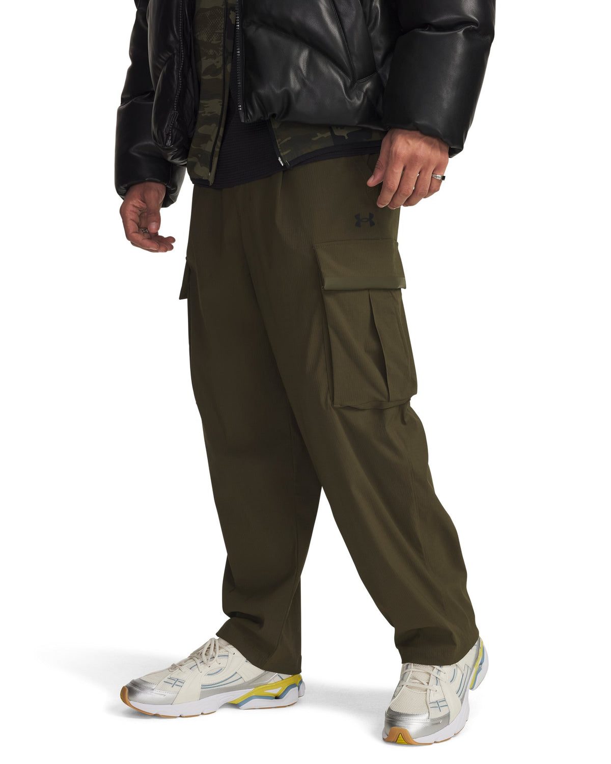 UA Unstoppable Textured Woven Men's Cargo Pants - Green