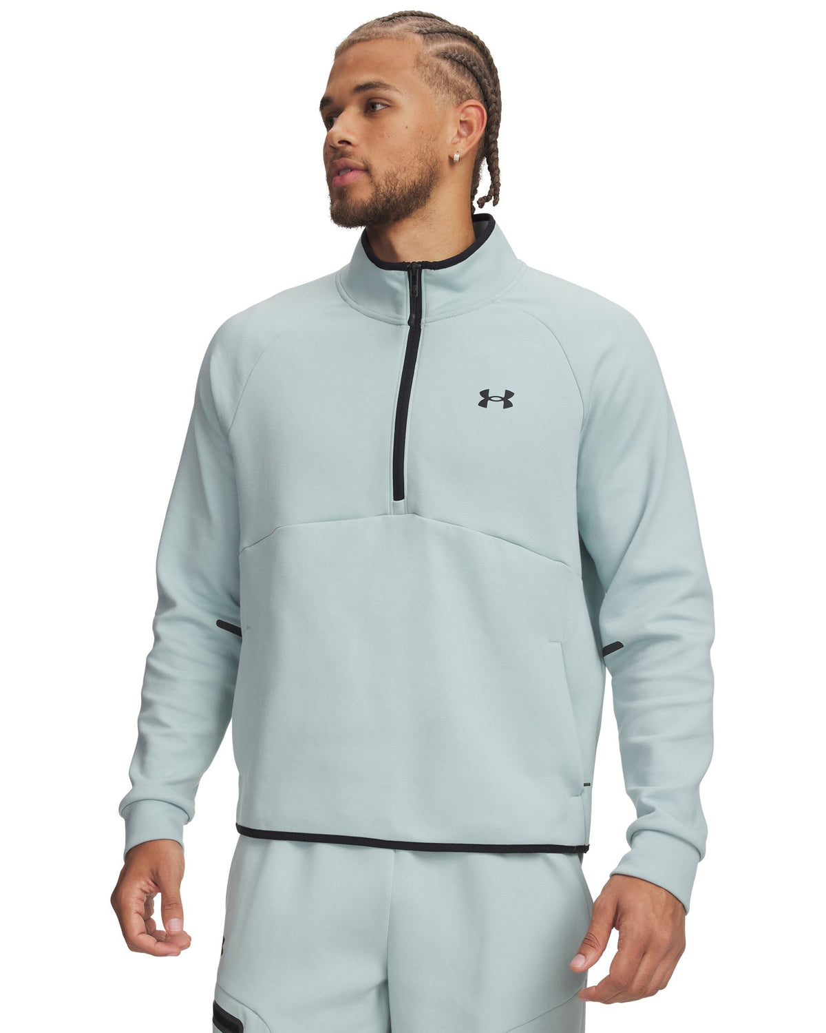 UA Unstoppable Fleece Men's ½ Zip - Blue