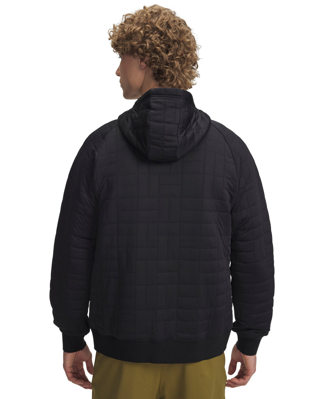UA Unstoppable Fleece Textured Men's Full Zip - Black
