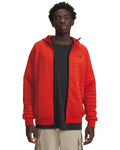 UA Unstoppable Fleece Textured Men's Full Zip - Orange