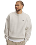 UA Icon Heavyweight Rib Men's Crew - White