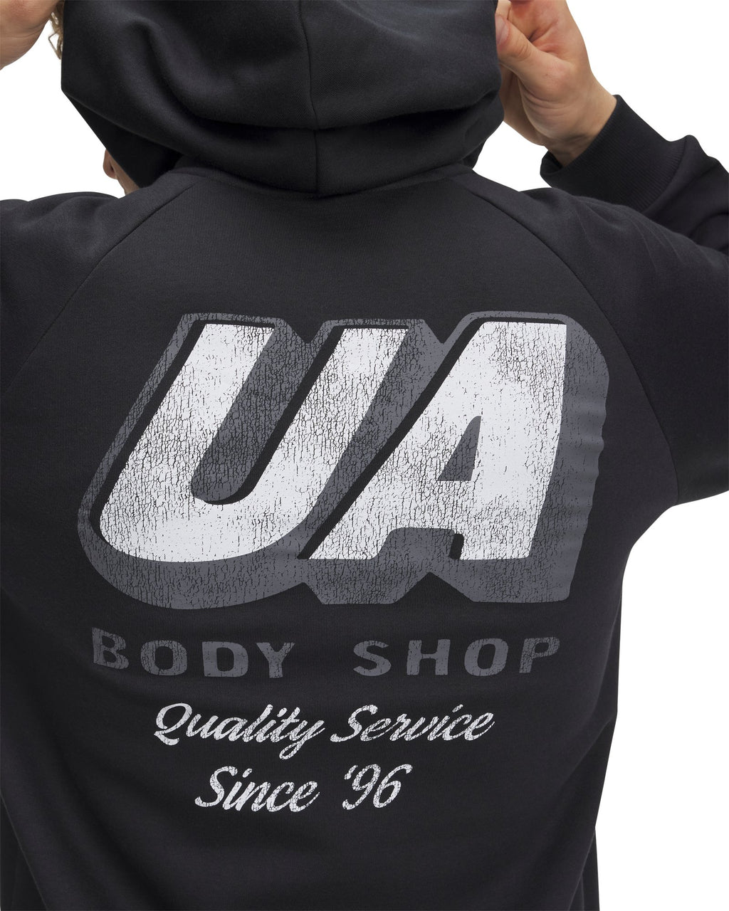 UA Rival Fleece HBR Logo Men's Hoodie - Black