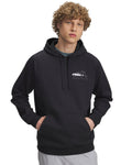 UA Rival Fleece HBR Logo Men's Hoodie - Black