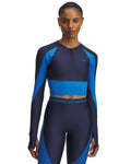 HeatGear® Rib Women's ¼ Zip - Blue