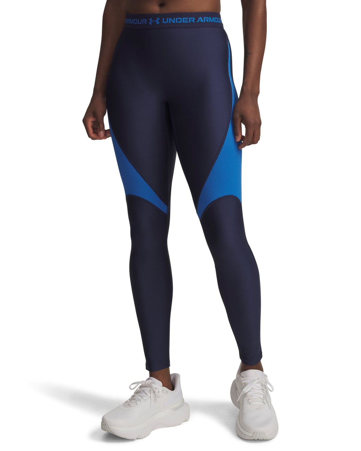 HeatGear® Rib Women's Leggings - Blue