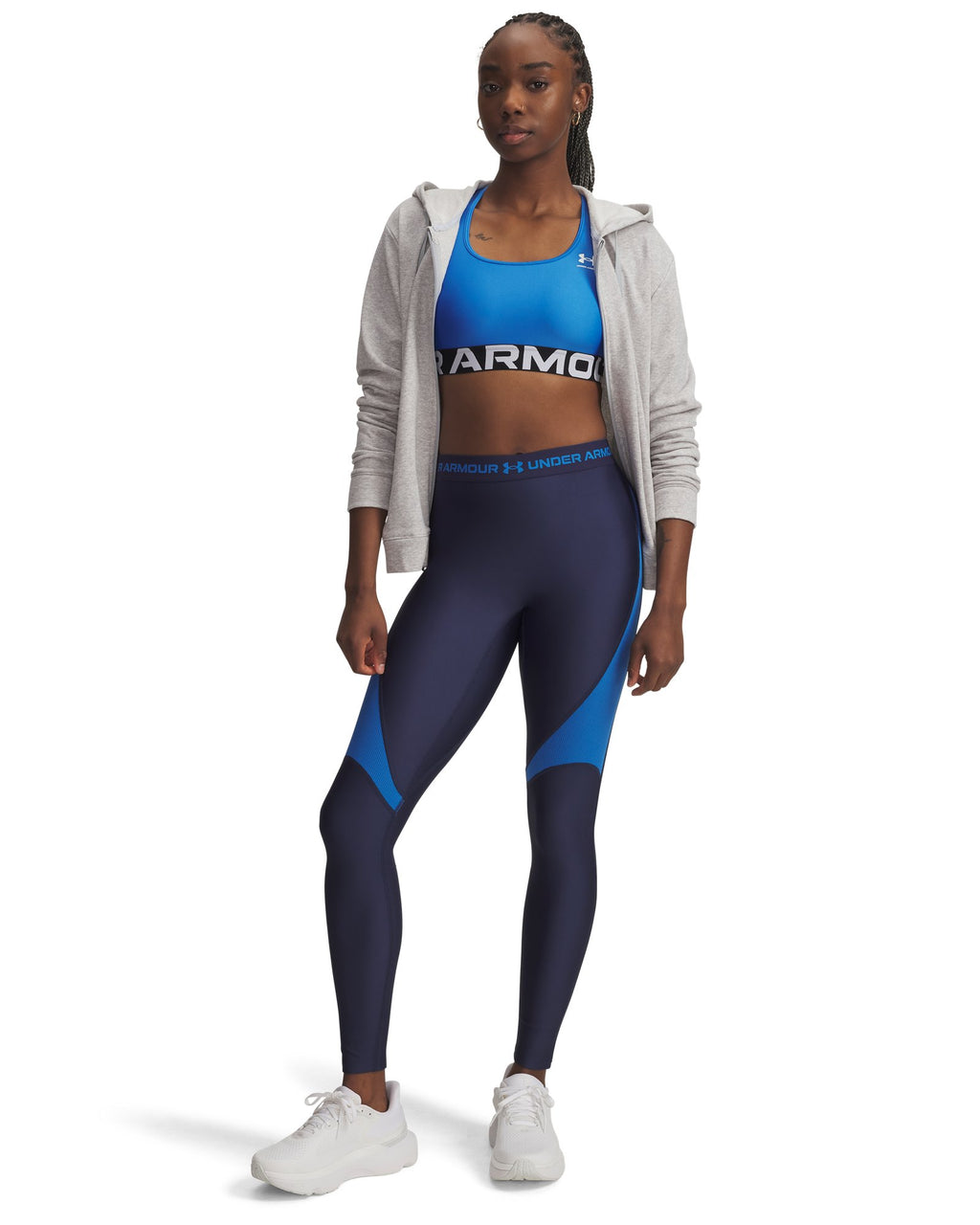 HeatGear® Rib Women's Leggings - Blue