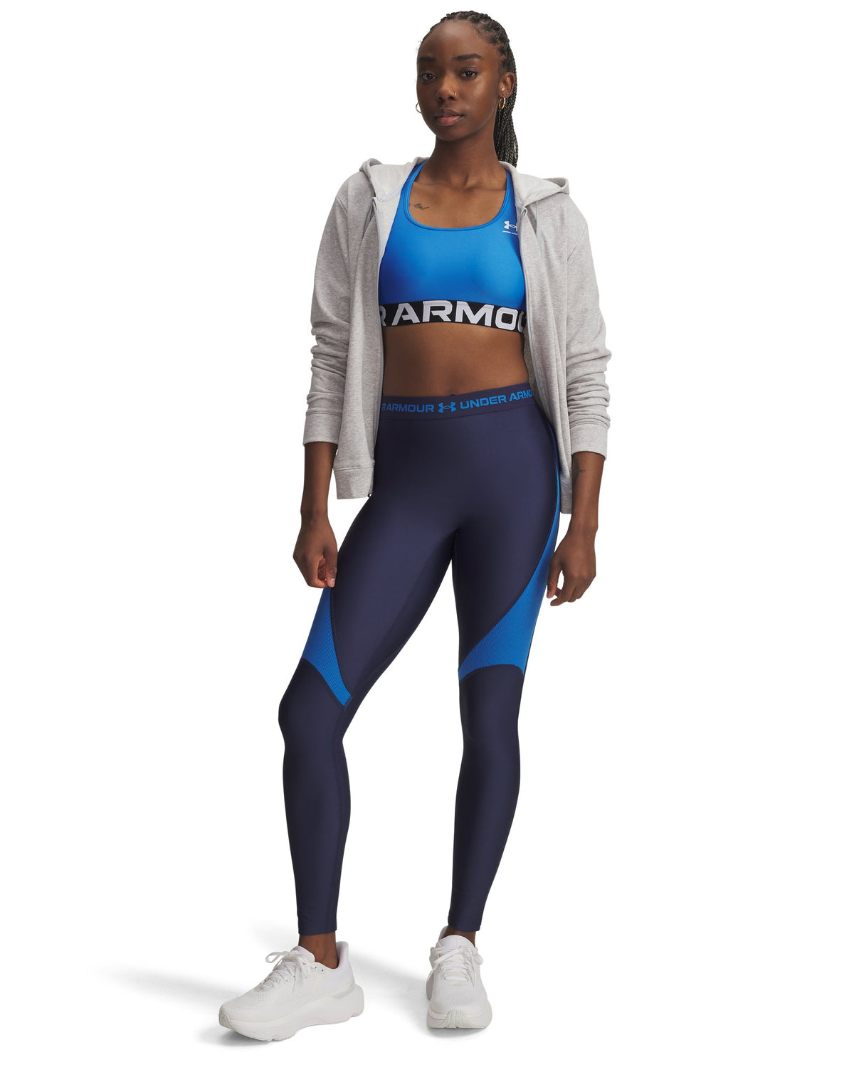 HeatGear® Rib Women's Leggings - Blue