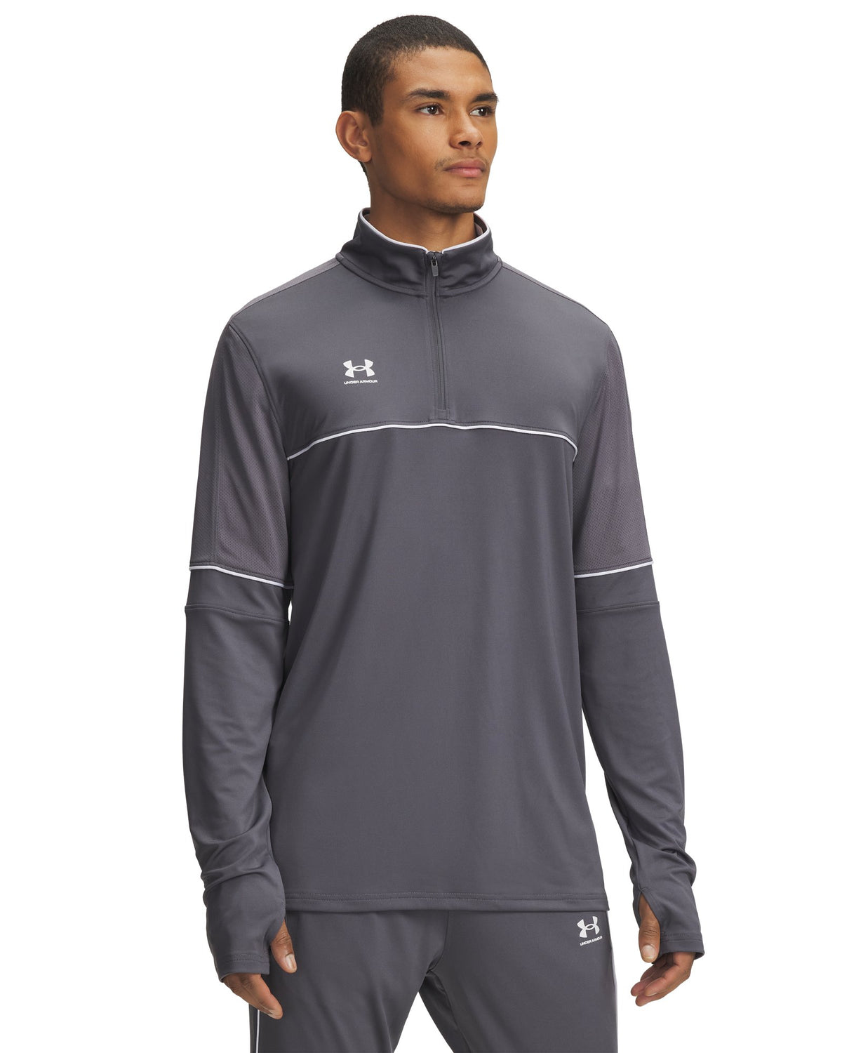 UA Challenger Training Men's ¼ Zip - Gray