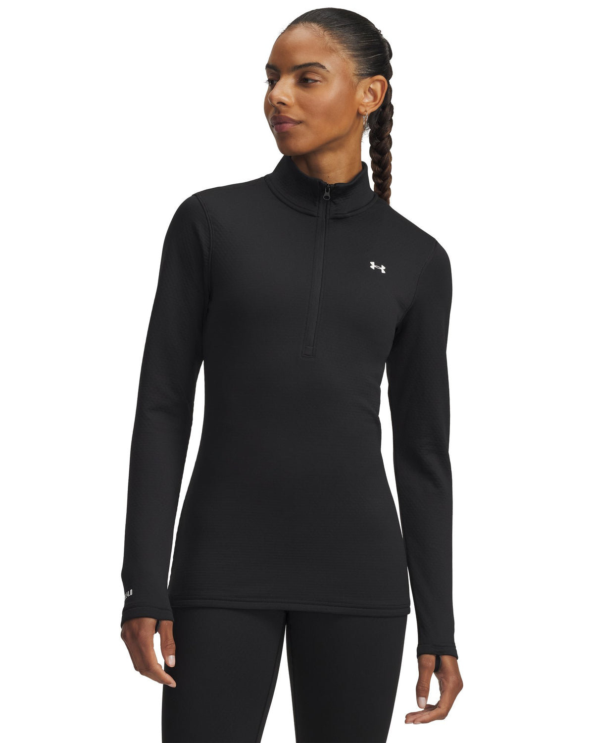 UA Base™ 4.0 Women's ½ Zip - Black