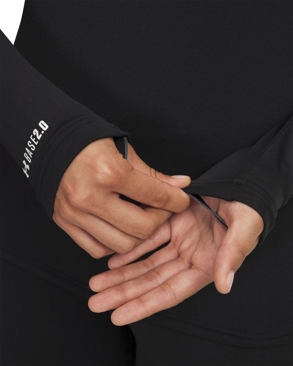 UA Base™ 2.0 Women's Crew - Black