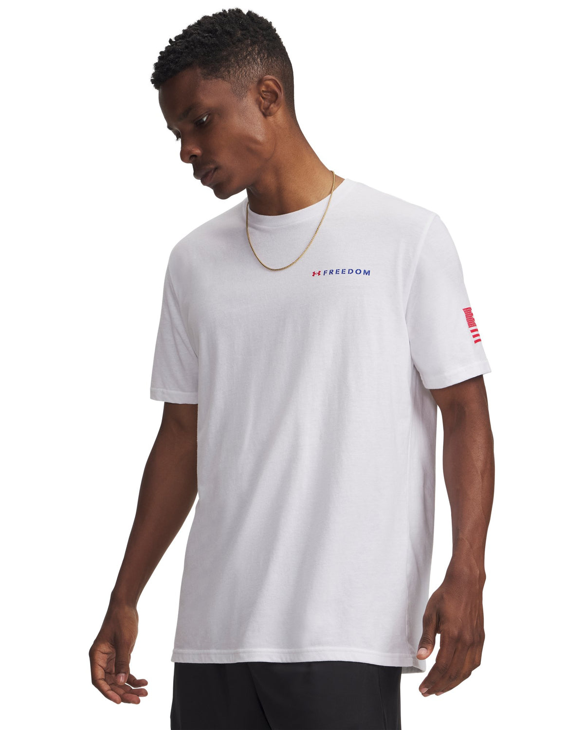 UA Freedom Banner Men's T-Shirt - White