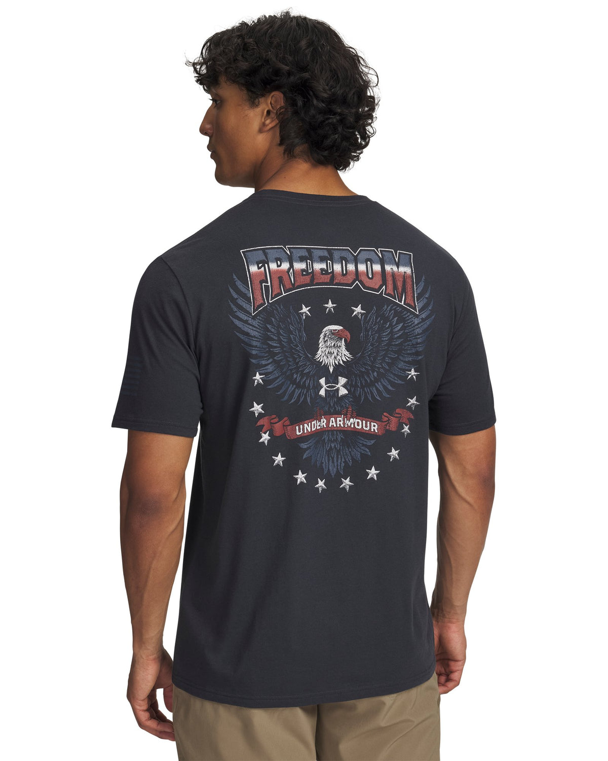 UA Freedom Military Men's T-Shirt - Gray