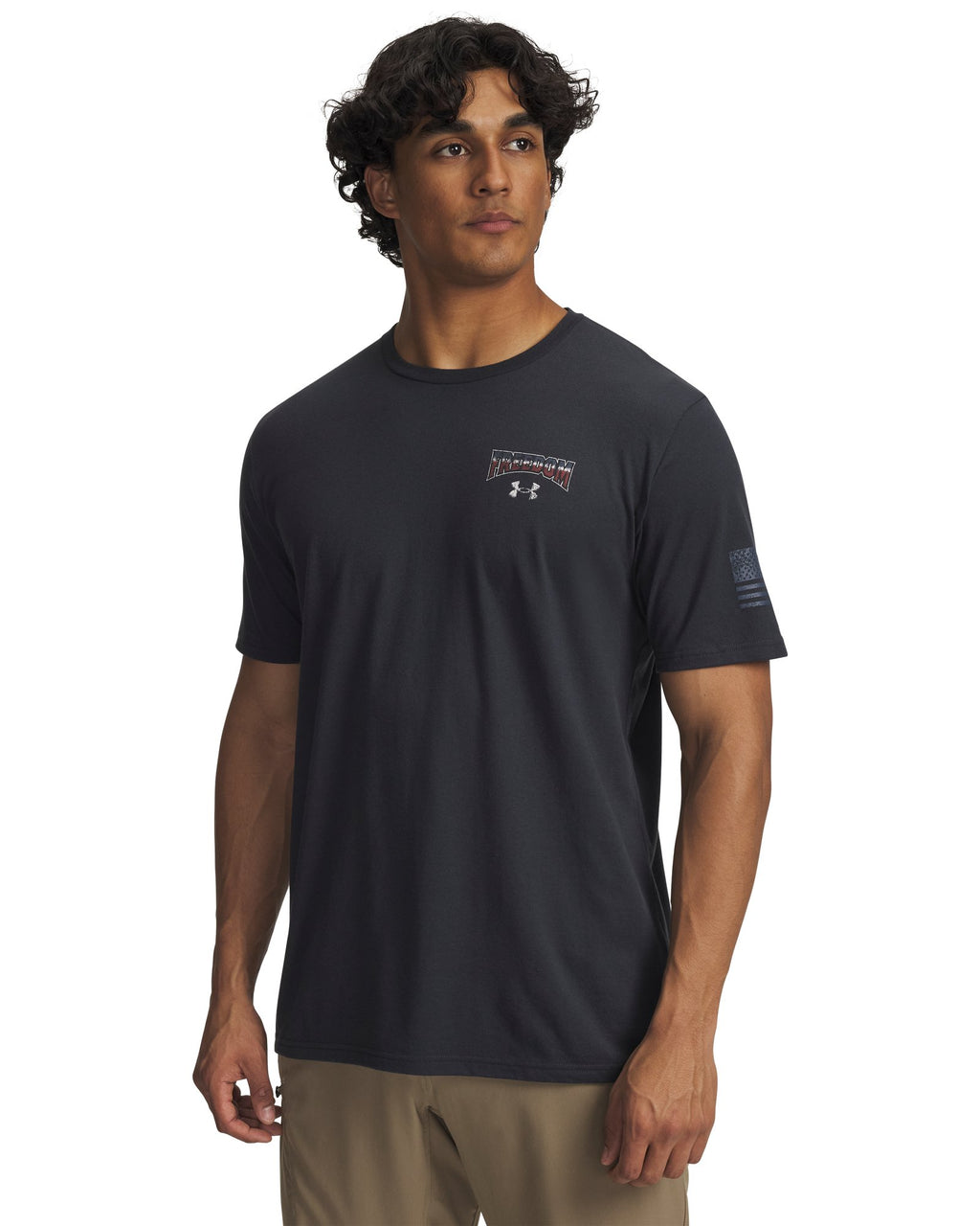 UA Freedom Military Men's T-Shirt - Gray
