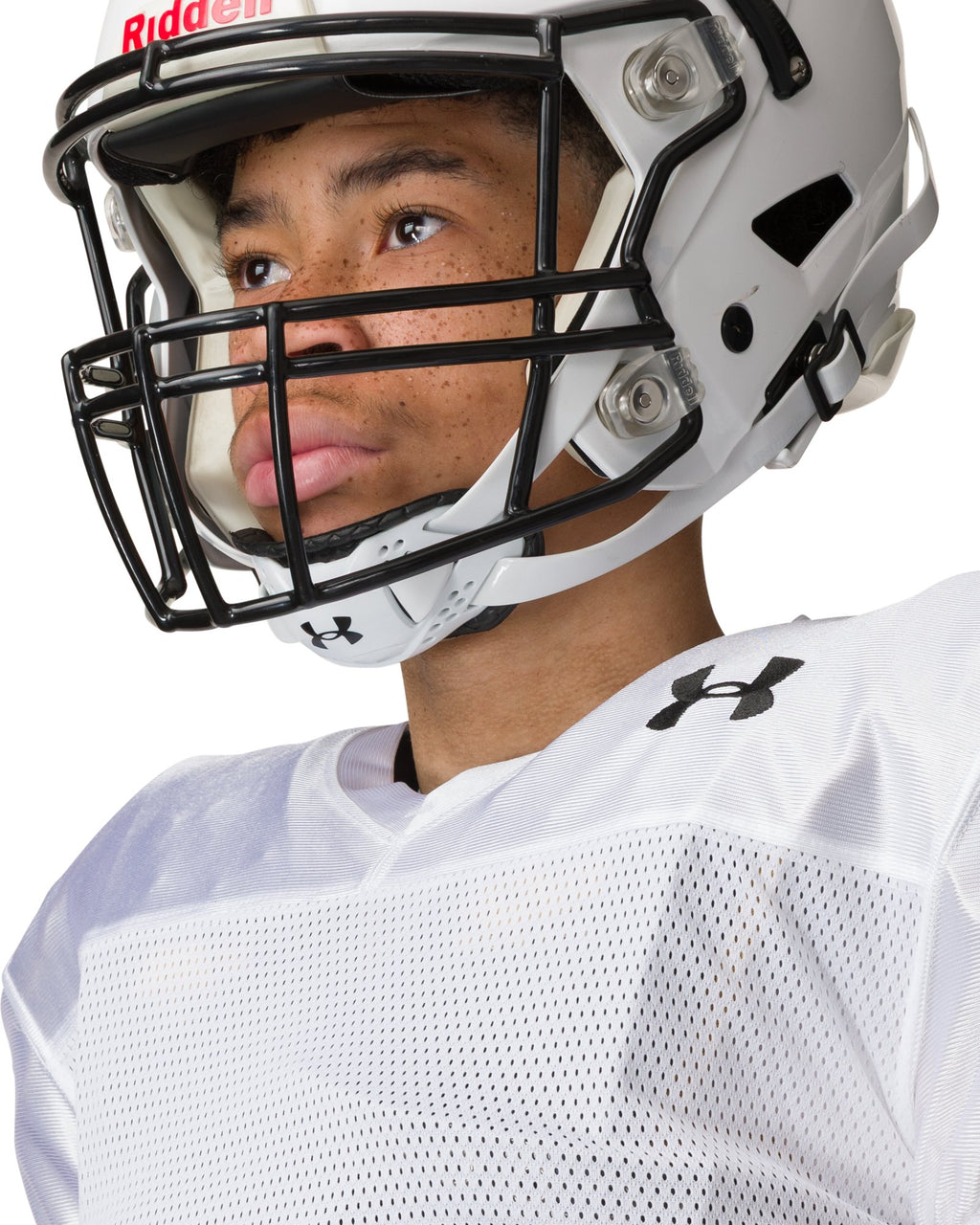 UA Spotlight Kids' Chin Strap - White