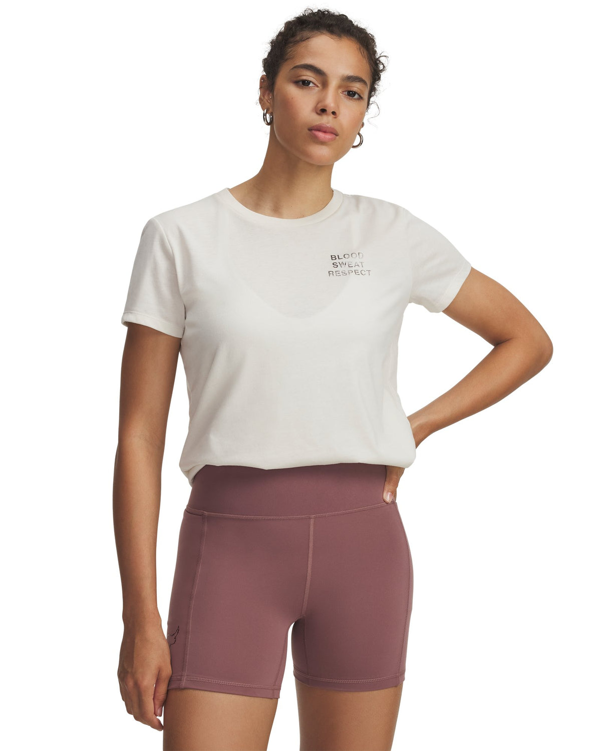 Project Rock Brahma Bull Women's Short Sleeve - Brown