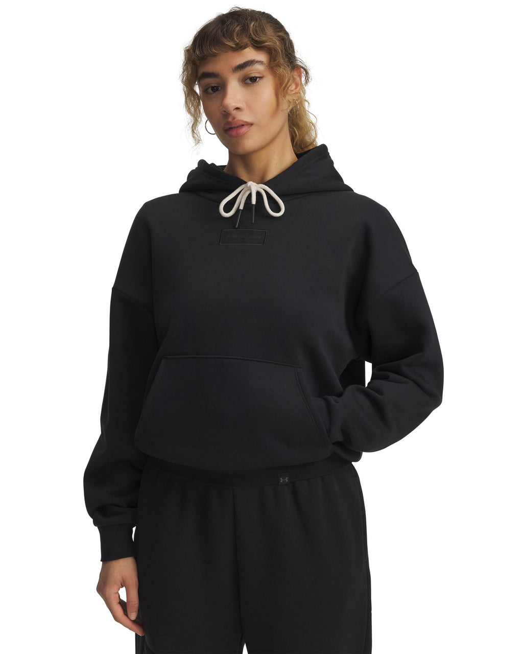 Project Rock Icon Fleece Women's Hoodie - Black