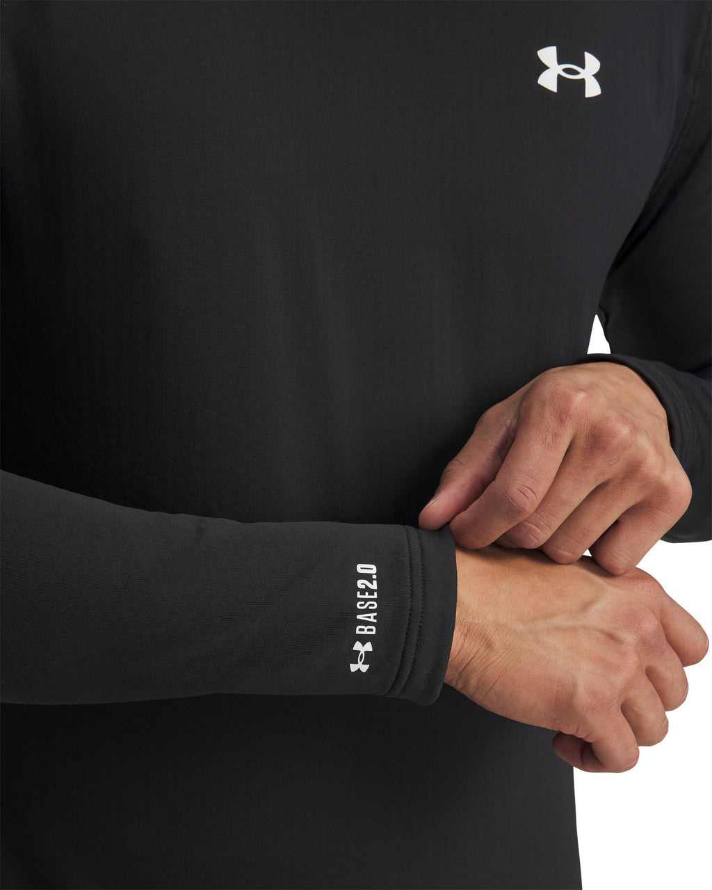 UA Base™ 2.0 Men's Crew - Black
