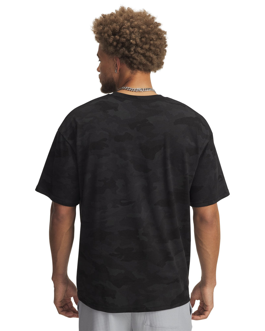 UA Athletic Department Printed Heavyweight Men's Short Sleeve - Black