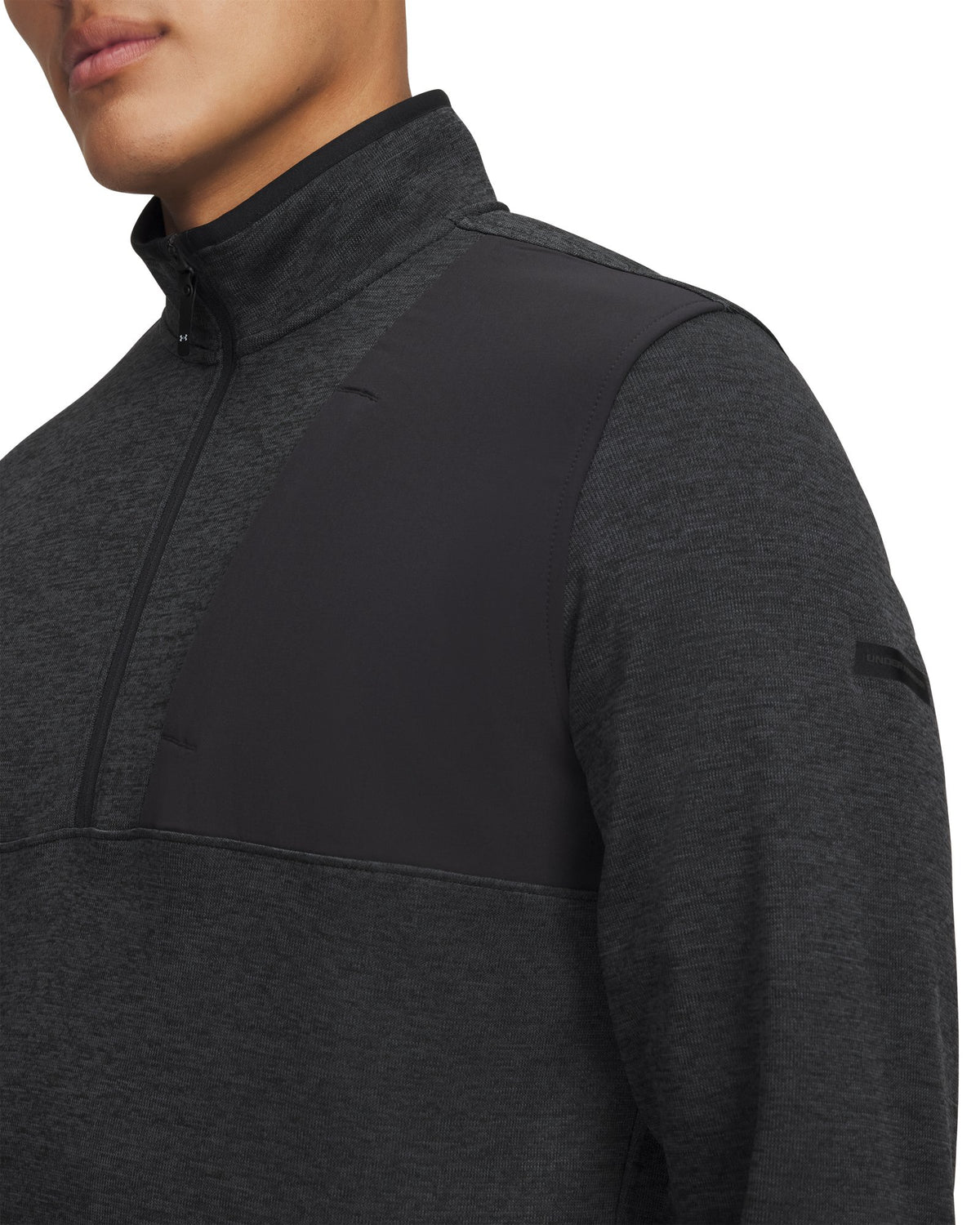 UA Drive SweaterFleece Men's ½ Zip - Black