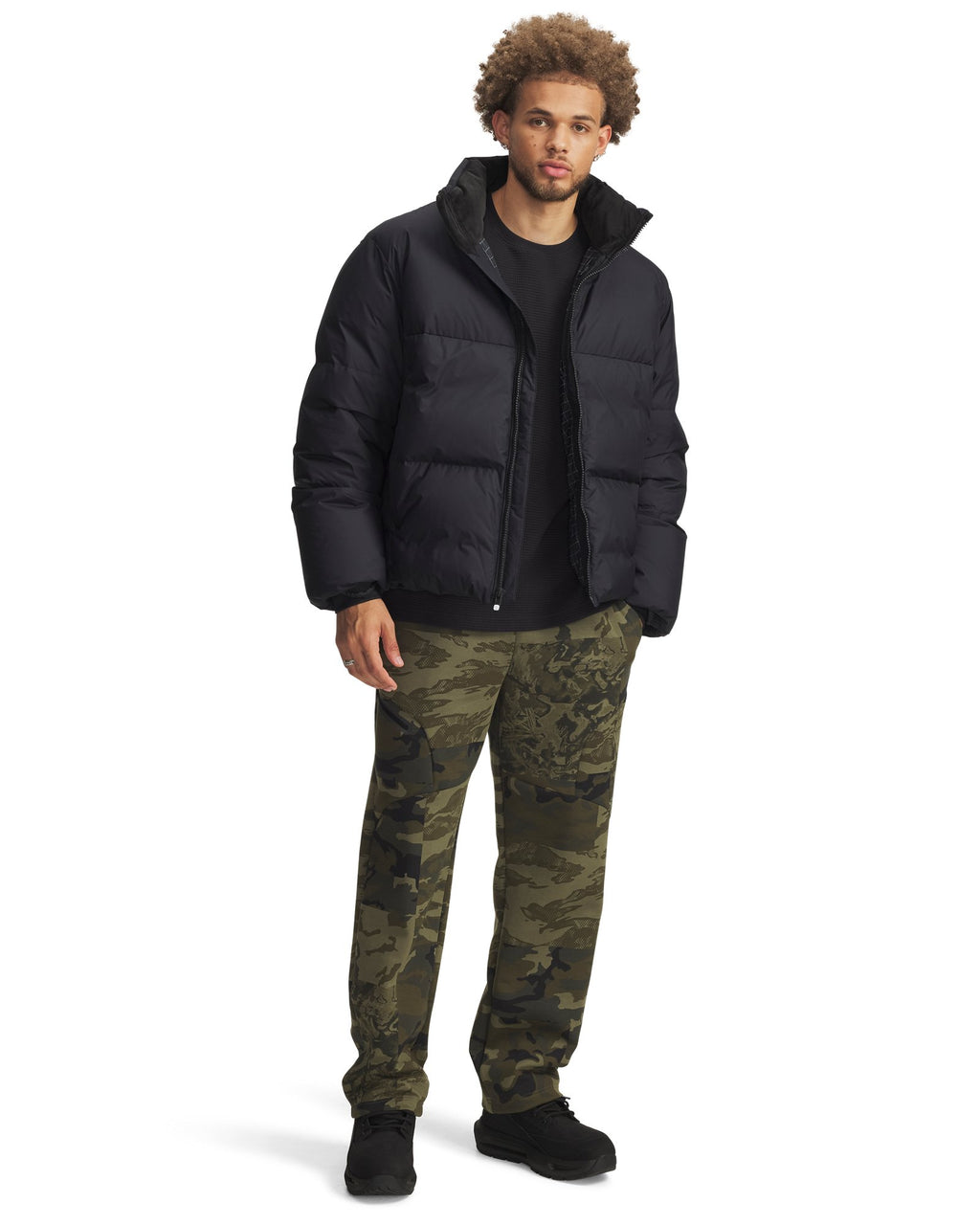 UA Unstoppable Fleece Camo Men's Pants - Green