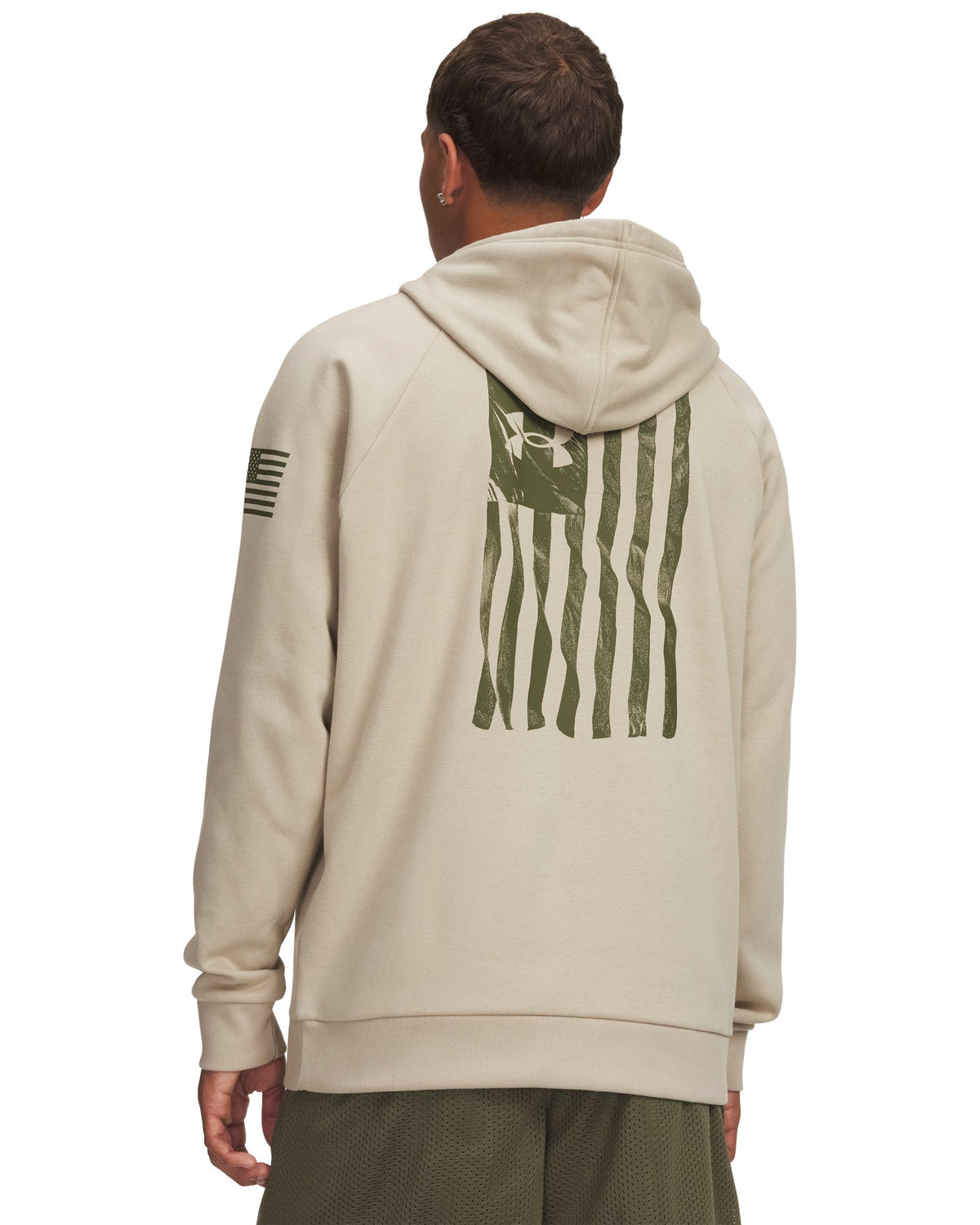 UA Freedom Flag Men's Hoodie - Brown