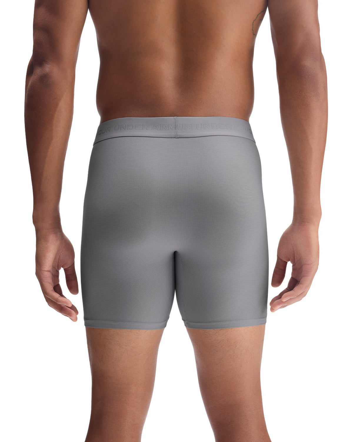 UA Performance Tech Mesh Mod Men's 6" 3-Pack Boxerjock® - Gray