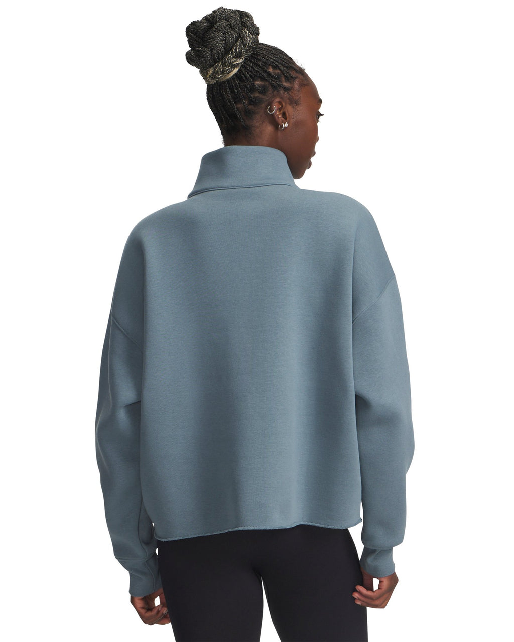 Project Rock Veterans Day Women's ½ Zip - Blue