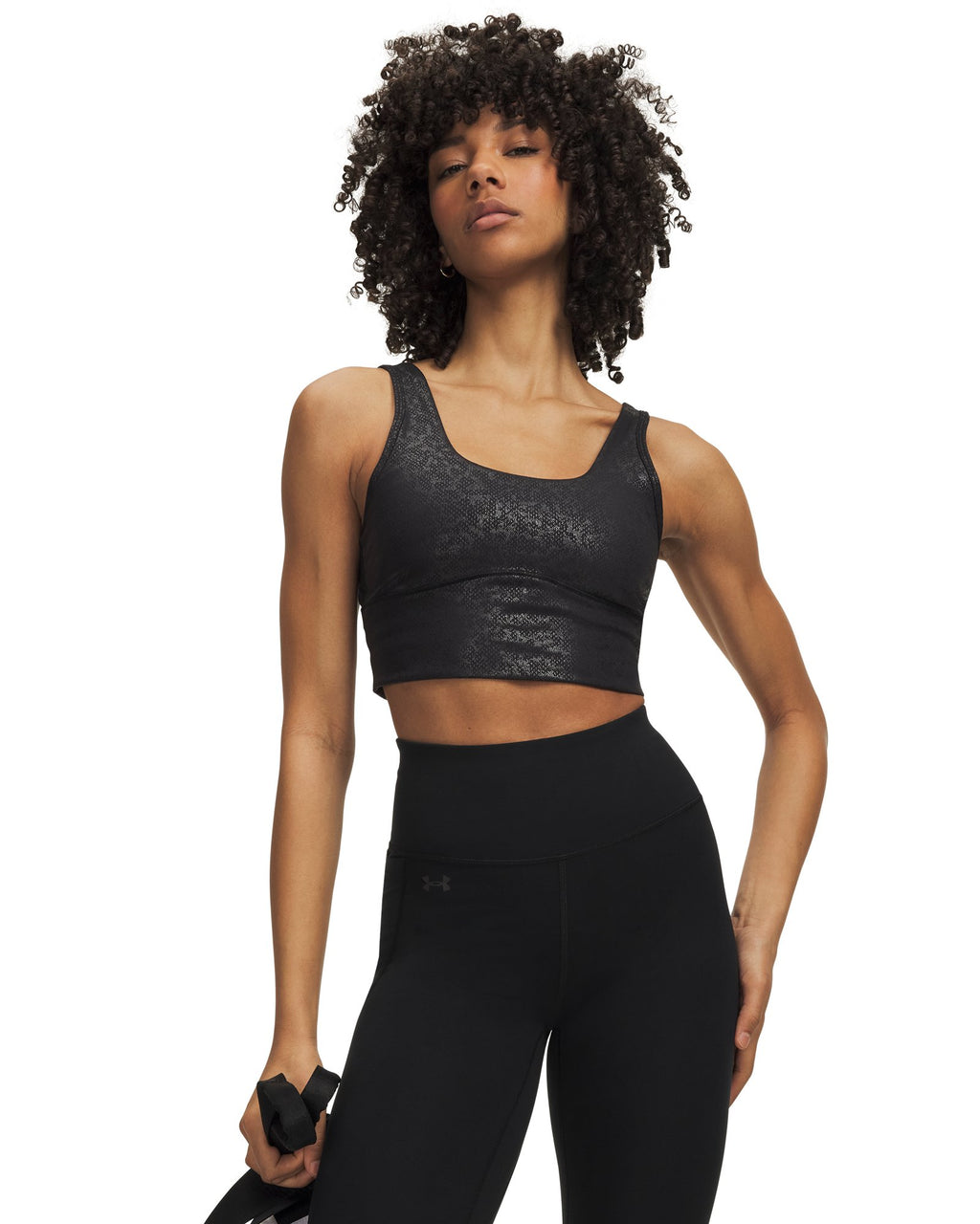 UA Movement Gloss Women's Crop Tank - Black