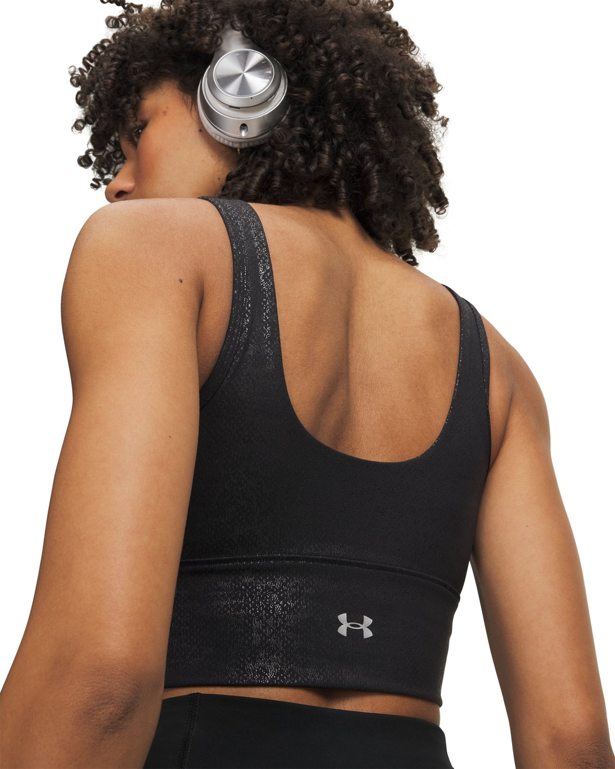 UA Movement Gloss Women's Crop Tank - Black