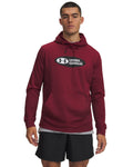 UA Tricot Pop Logo Men's Hoodie - Red