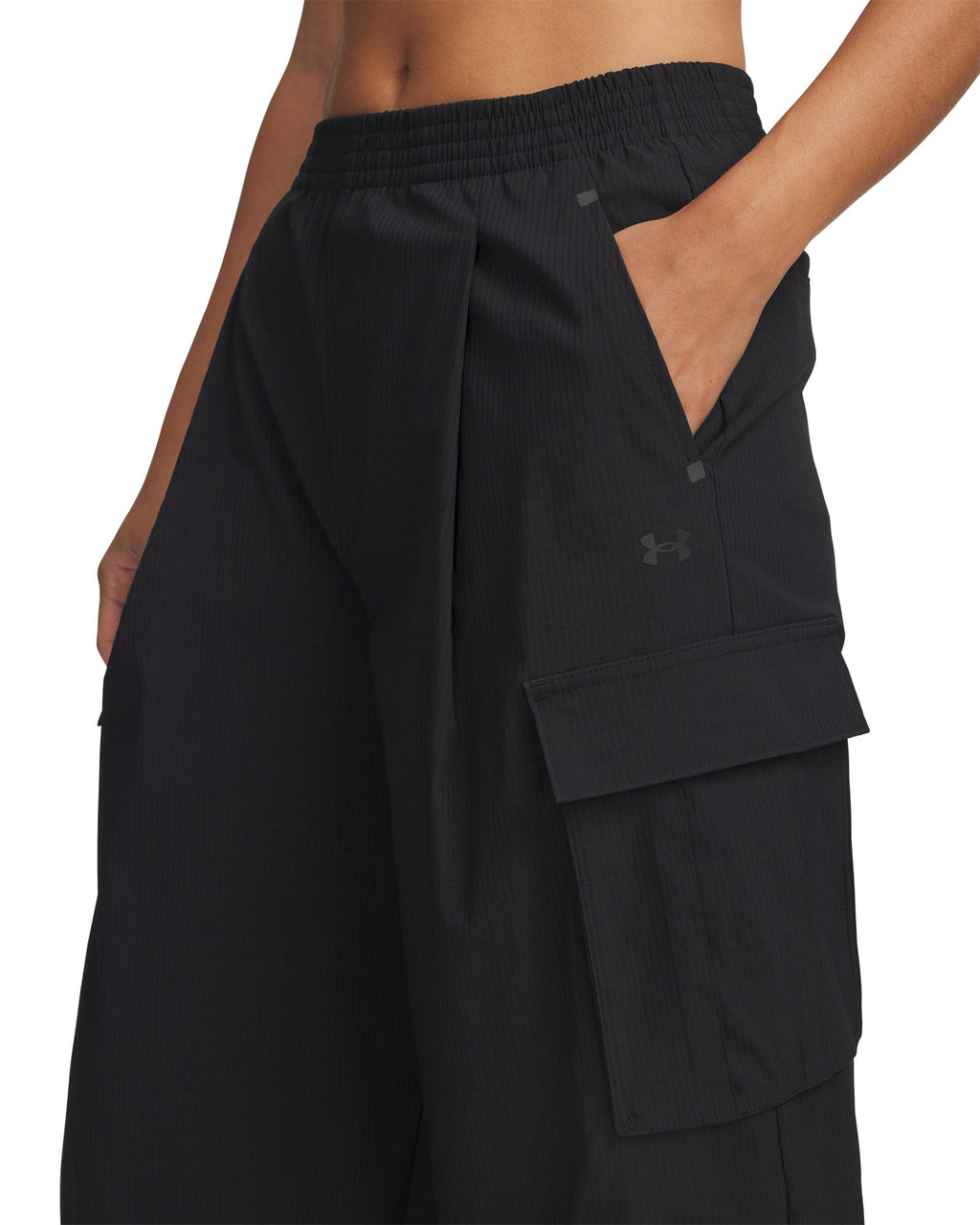 UA Unstoppable Woven Ripstop Women's Cargo Pants - Black