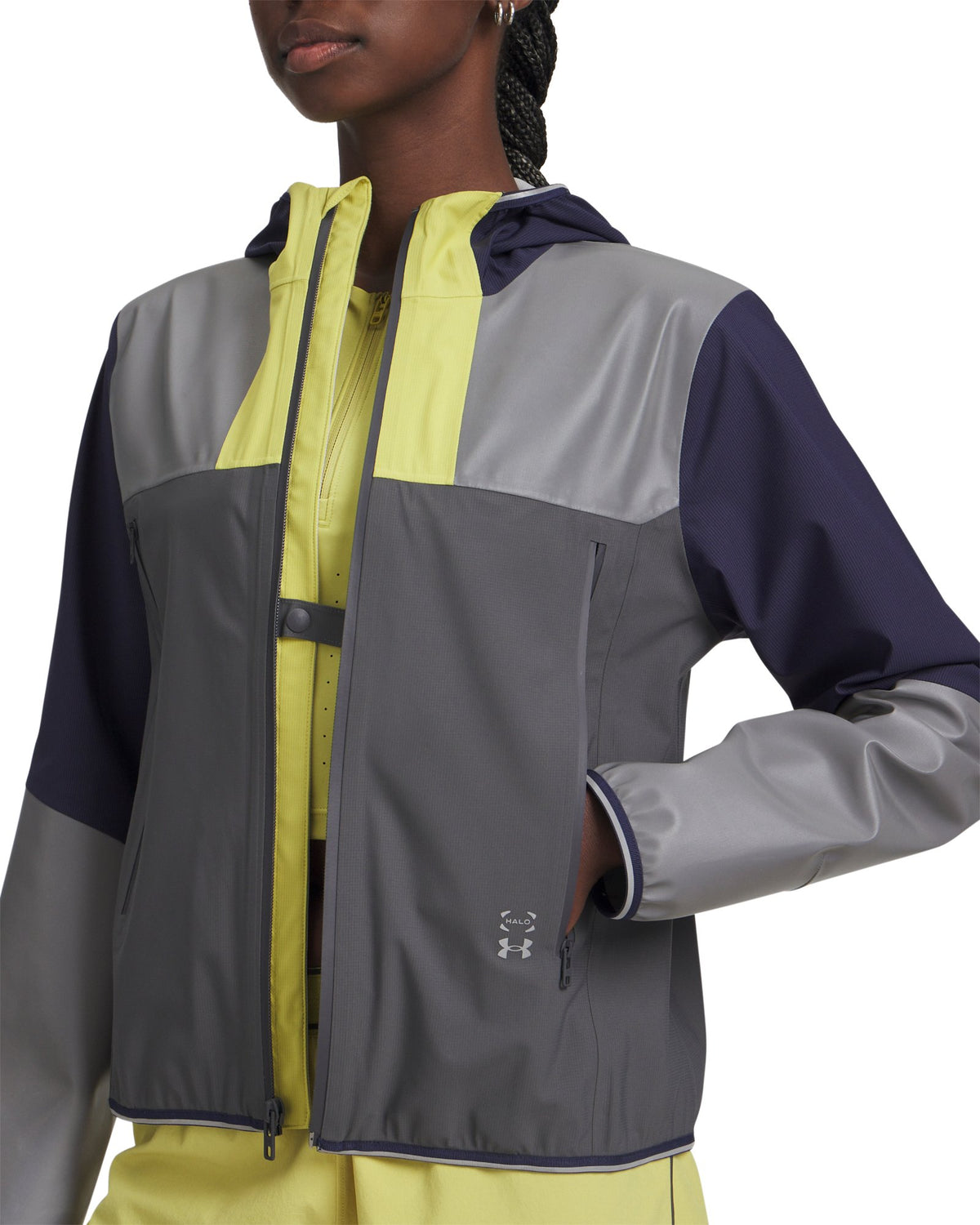 UA HB Run Women's Jacket - Gray