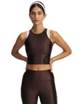 UA Motion Shine Women's Tank - Brown