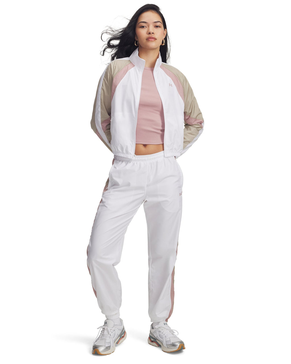 UA Icon Crinkle Women's Jacket - White