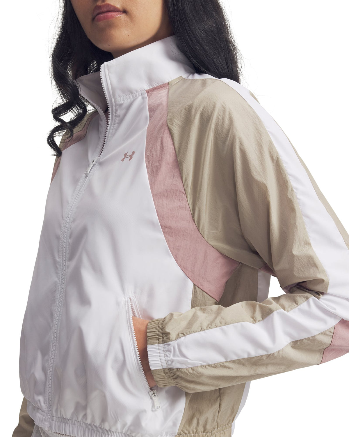 UA Icon Crinkle Women's Jacket - White