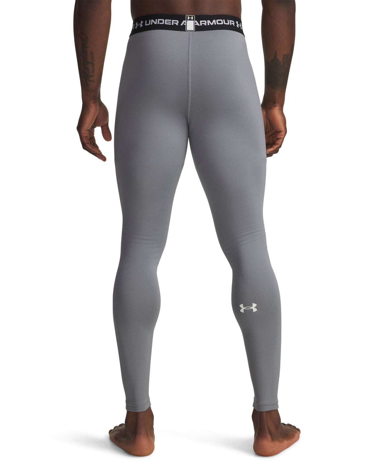 UA Cold Weather Grid Men's Leggings - Blue