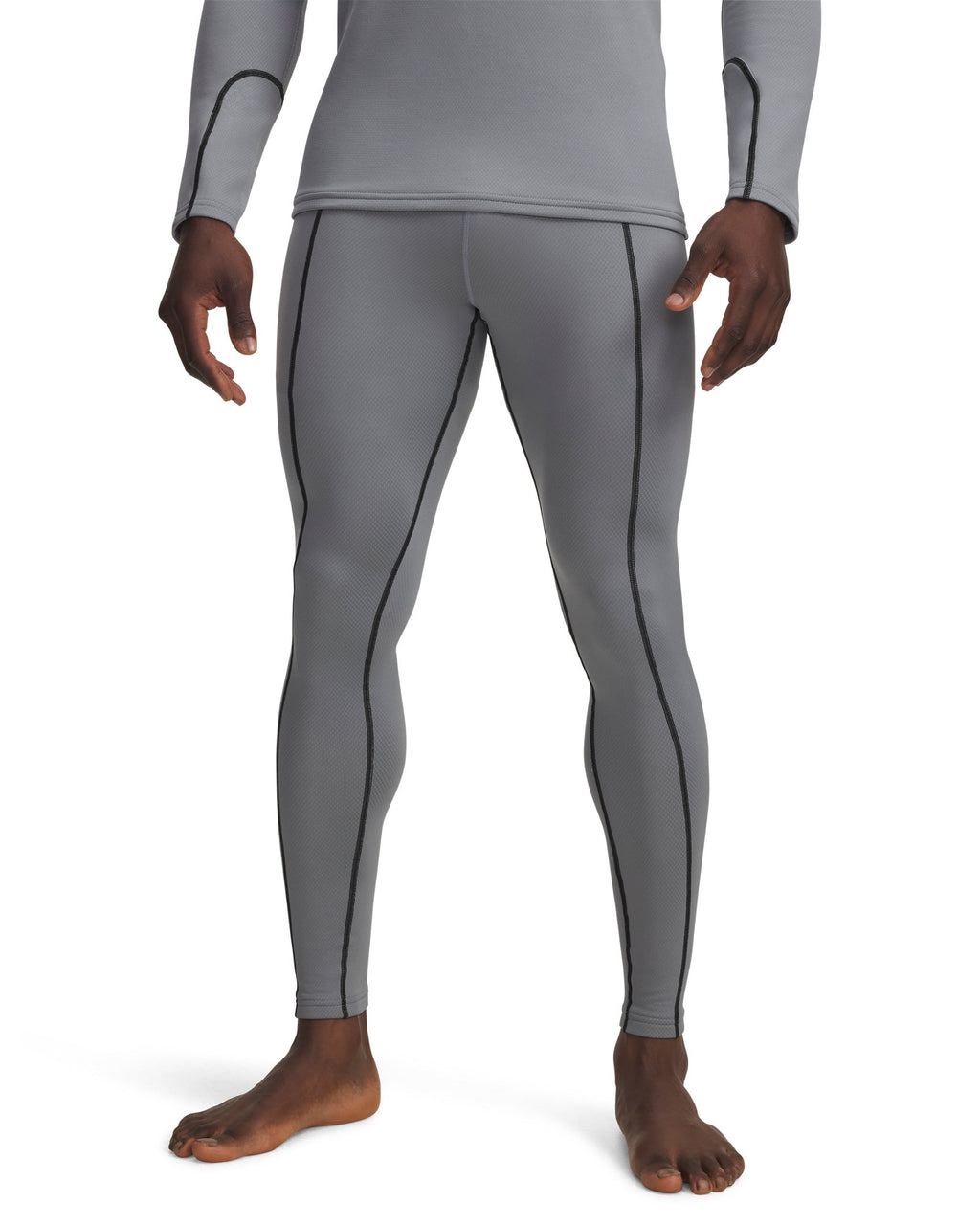 UA Cold Weather Grid Men's Leggings - Blue
